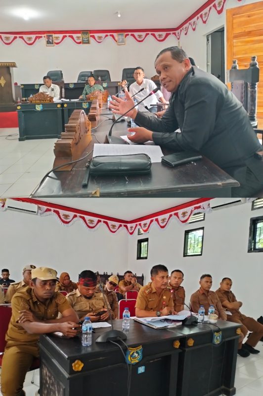 Rapat dengar pendapat komisi II DPRD muna barat
