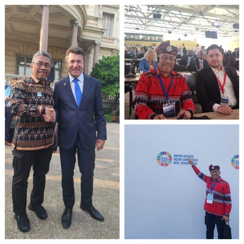 Ketgam : Bupati Muna, H Bachrun dalam kegiatan UNOC 2025 di Kota Nice Prancis