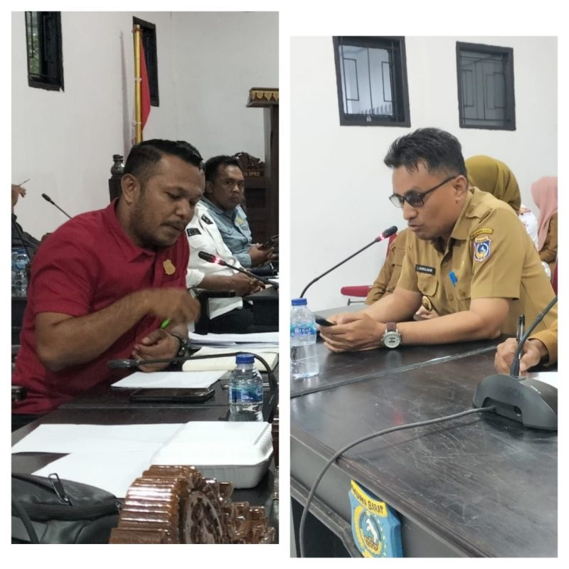 Ketgam : La Ode Harlan (Kiri), Kadis Perindag Mubar, Khairul Ashar