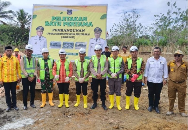Ketgam : peletakan batu pertama Labkesmas