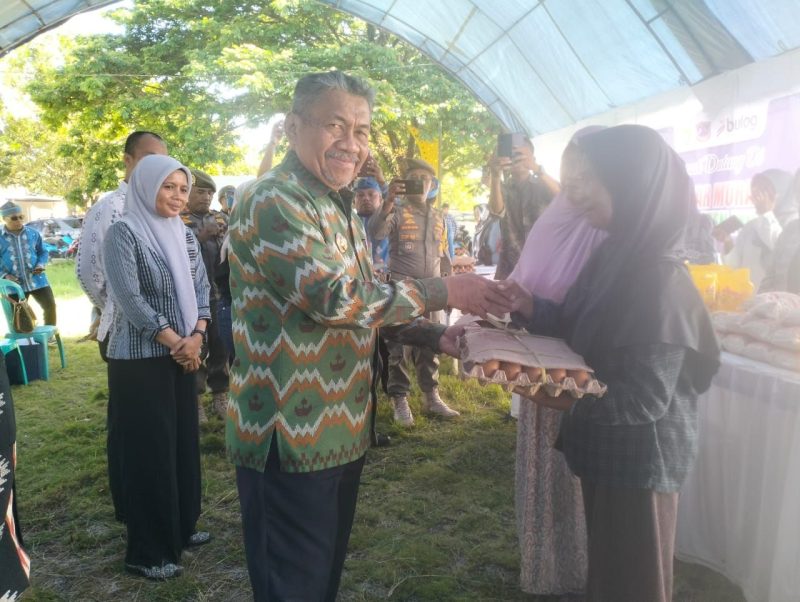 Ketgam: Kegiatan pasar murah yang digelar di Langit-langit Kota Raha, Kamis-Sabtu (11-13/9/2025)